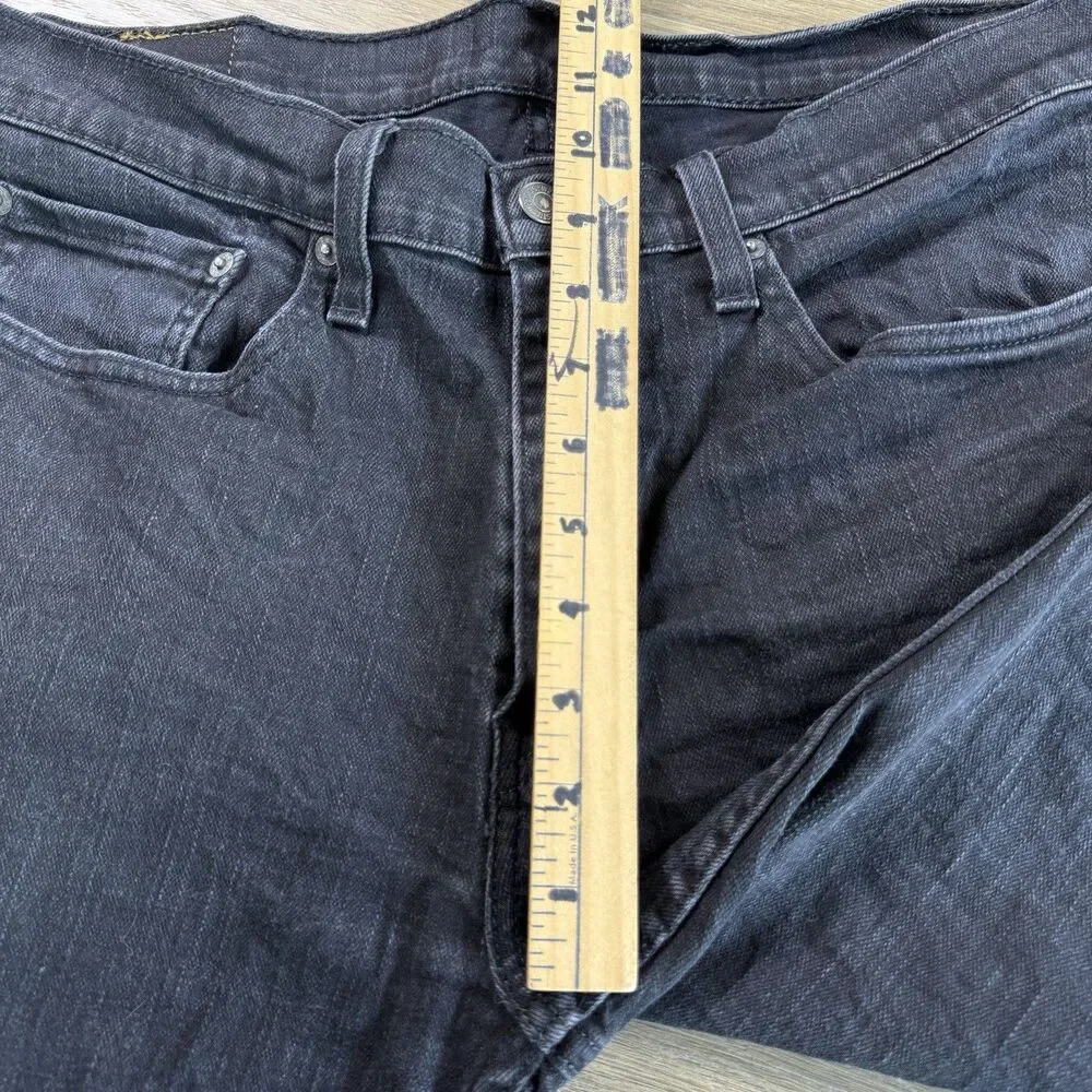 Levis 514 Jeans Men 34x34 (fits 34x32) Straight Fit Work Casual Black Cotton
